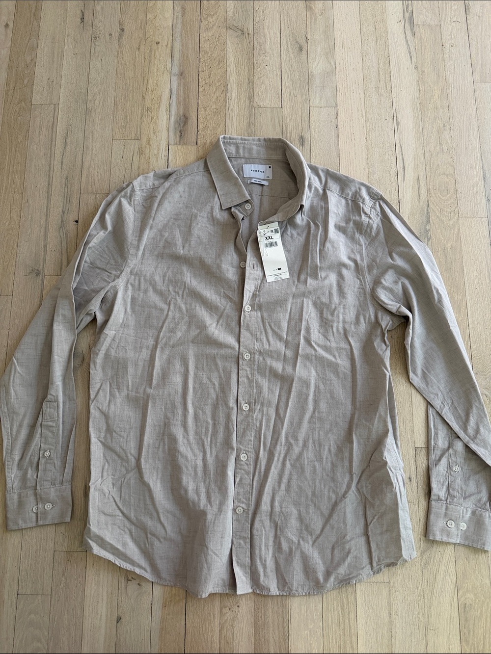 Reserved linen mens shirt XXL